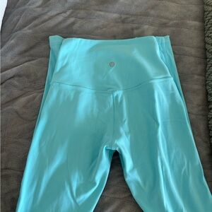 lululemon athletica blue leggings